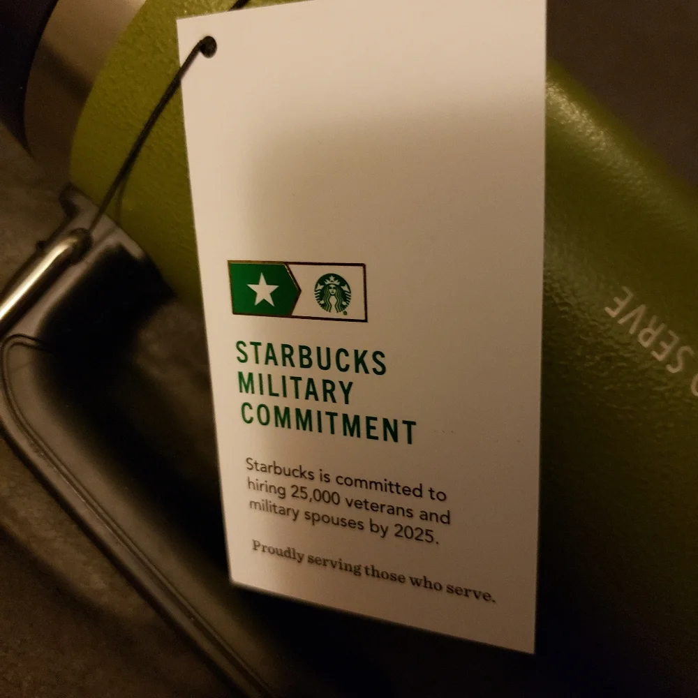 Starbucks military commitment
